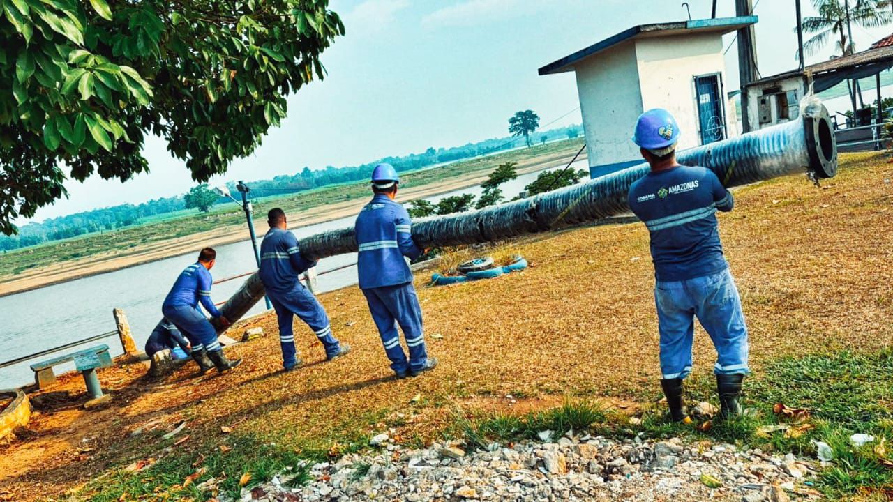 Cosama reforça medidas para assegurar água tratada durante estiagem no Amazonas
