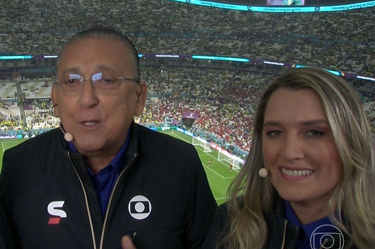 Galvão Bueno deixa recado para Ana Thaís Matos após polêmicas durante Copa
