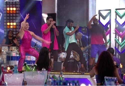 Beto Jamaica comete gafe com Sheila Mello em show no BBB23