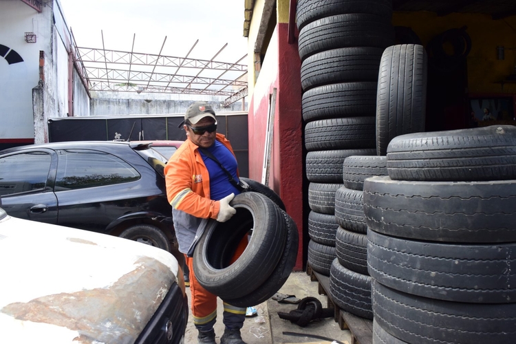 Manaus terá ação de recolhimento de pneus na próxima quarta-feira
