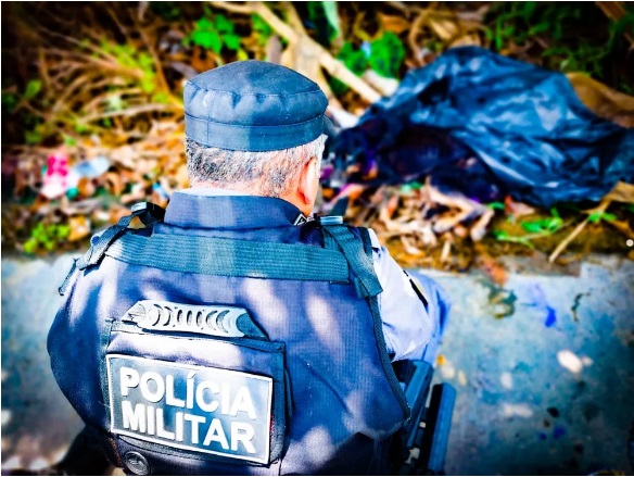 Cachorro esfaqueado é resgatado pela polícia em estrada do Amazonas