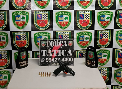 Sargento da PM encontra arma em provador de loja em shopping de Manaus