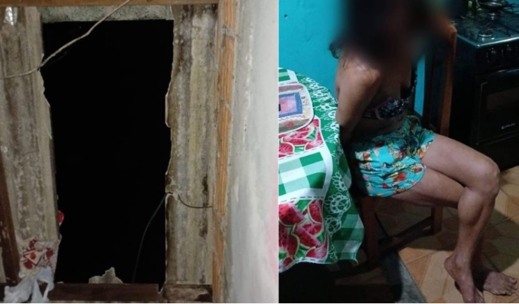 Mulher é presa após cair de telhado durante tentativa de roubo no Amazonas