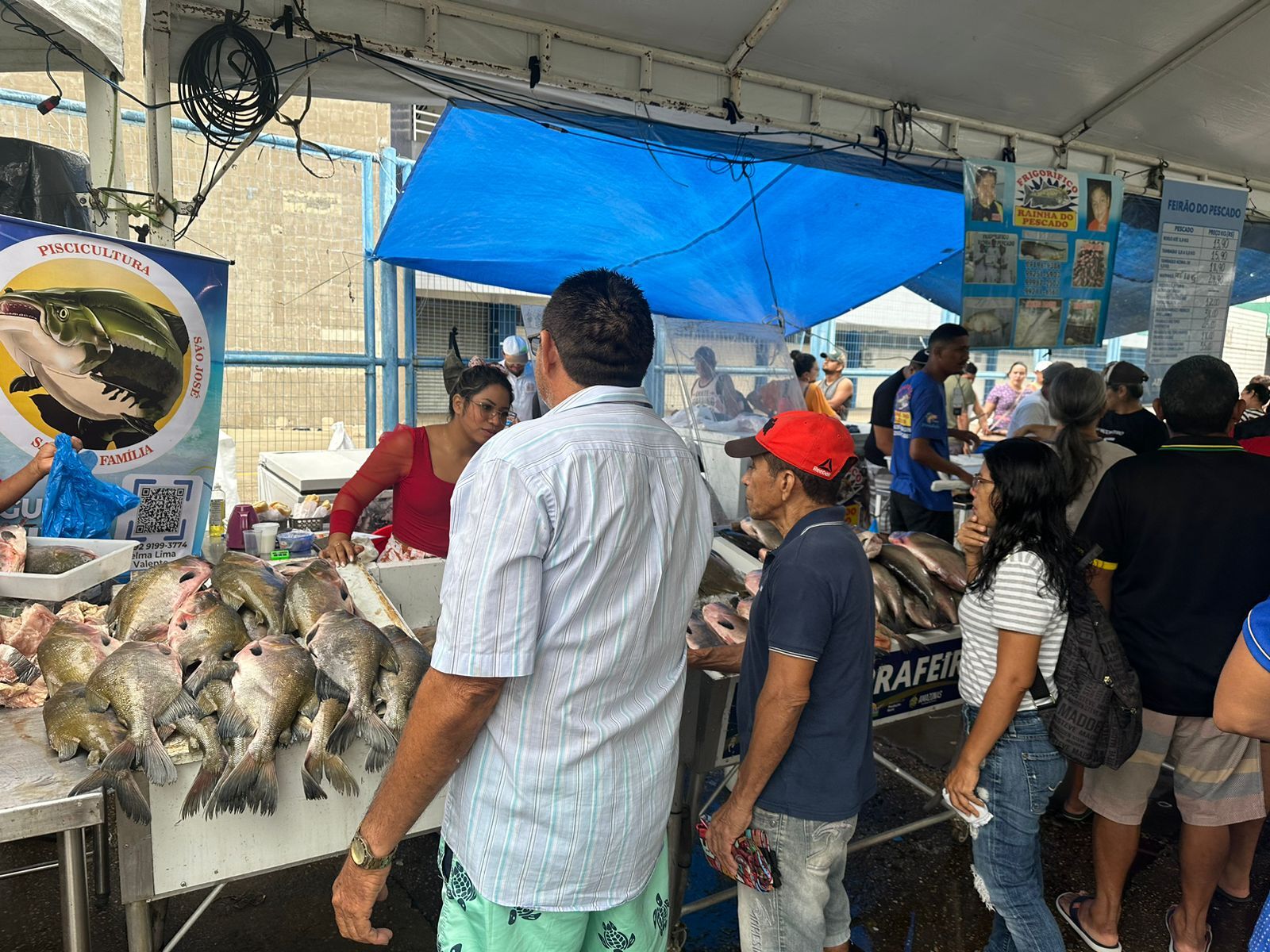 Feirão do Pescado vendeu 117 toneladas de peixes durante Semana Santa em Manaus