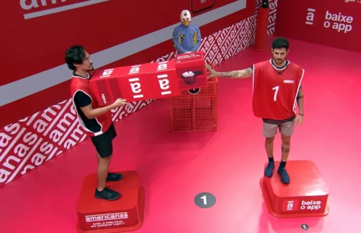 Após quase 6h, Eliezer e Rodrigo são eliminados da prova no BBB22