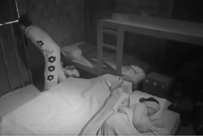 Bia tenta sair da baia para ver fogos de artifício em A Fazenda