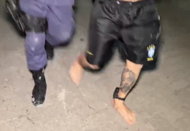 Polícia estoura boca de fumo e prende traficante com tornozeleira eletrônica em Manaus