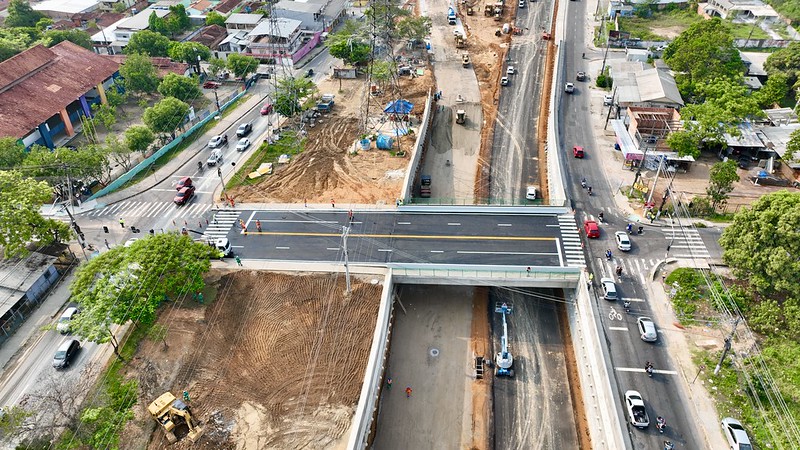 Prefeitura libera tráfego em via do Complexo Viário da Avenida das Torres