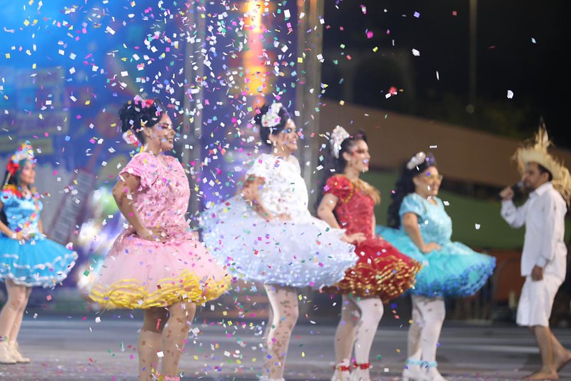 Quadrilhas agitam público na primeira noite do 66º Festival Folclórico do Amazonas 
