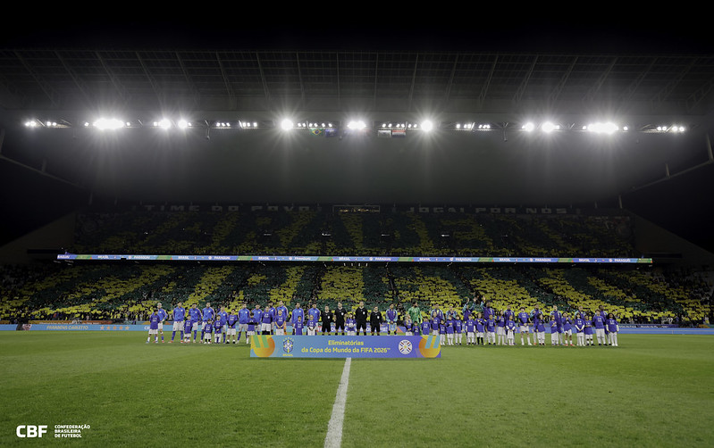 Vini Jr abre o placar em jogo contra o Paraguai pelas Eliminatórias da Copa
