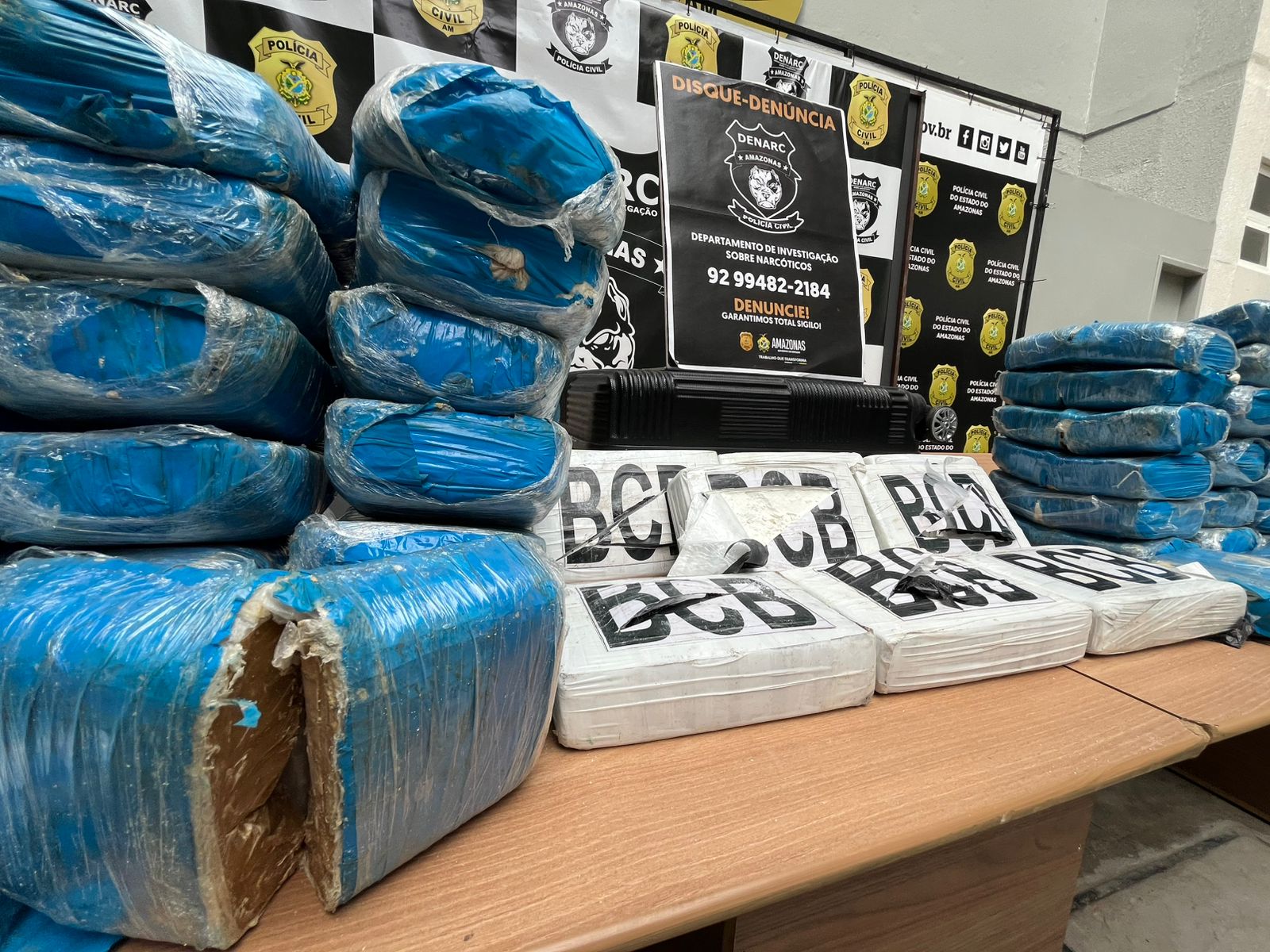 Cocaína peruana apreendida em Manaus abasteceria zona sul, diz polícia