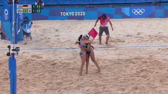 Ágatha e Duda perdem no vôlei de praia feminino e se despedem das Olimpíadas
