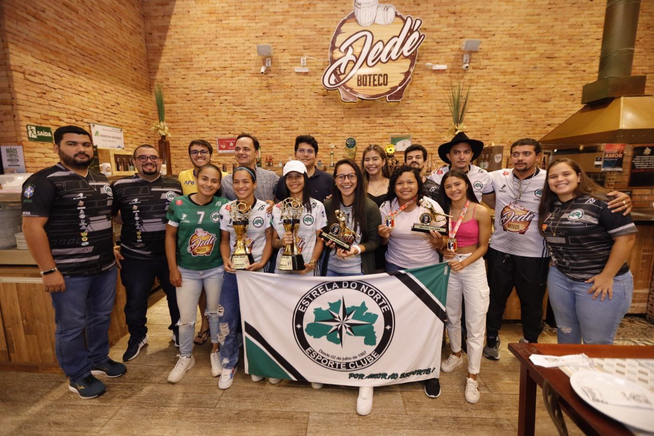 Times do Estrela do Norte conquistam campeonato amazonense de futsal feminino