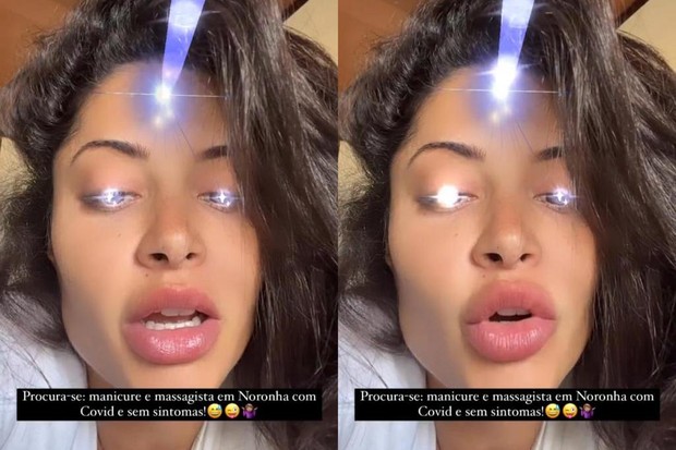 Cotada para o BBB 22, Aline Campos procura manicure e massagista que estejam com Covid