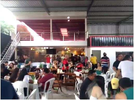 Vídeo:Polícia flagra feijoada clandestina com mais de 200 pessoas em Manaus