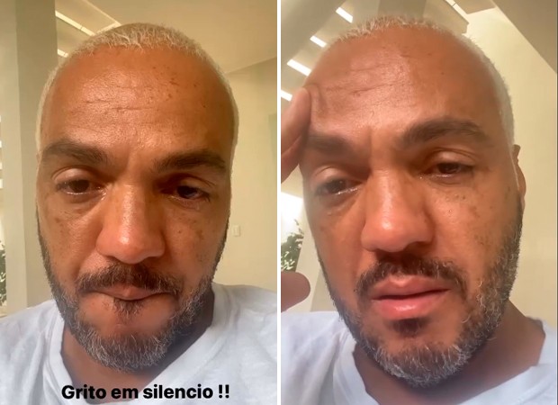 Belo posta vídeo chorando após ser solto de prisão por show com aglomeração