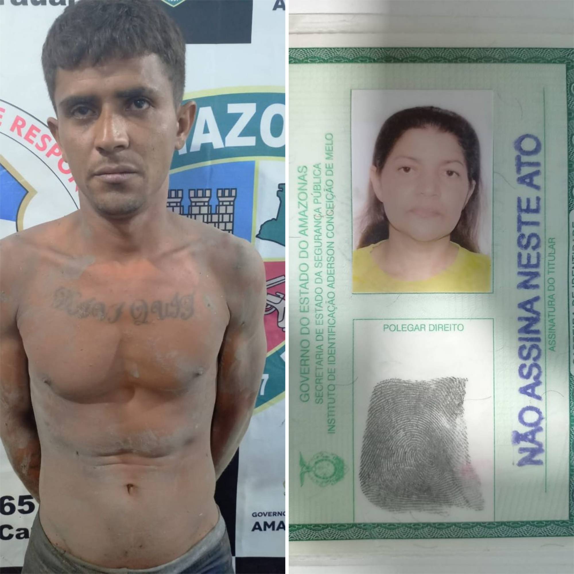 Homem é preso em cemitério após degolar e atear fogo em mulher no Amazonas
