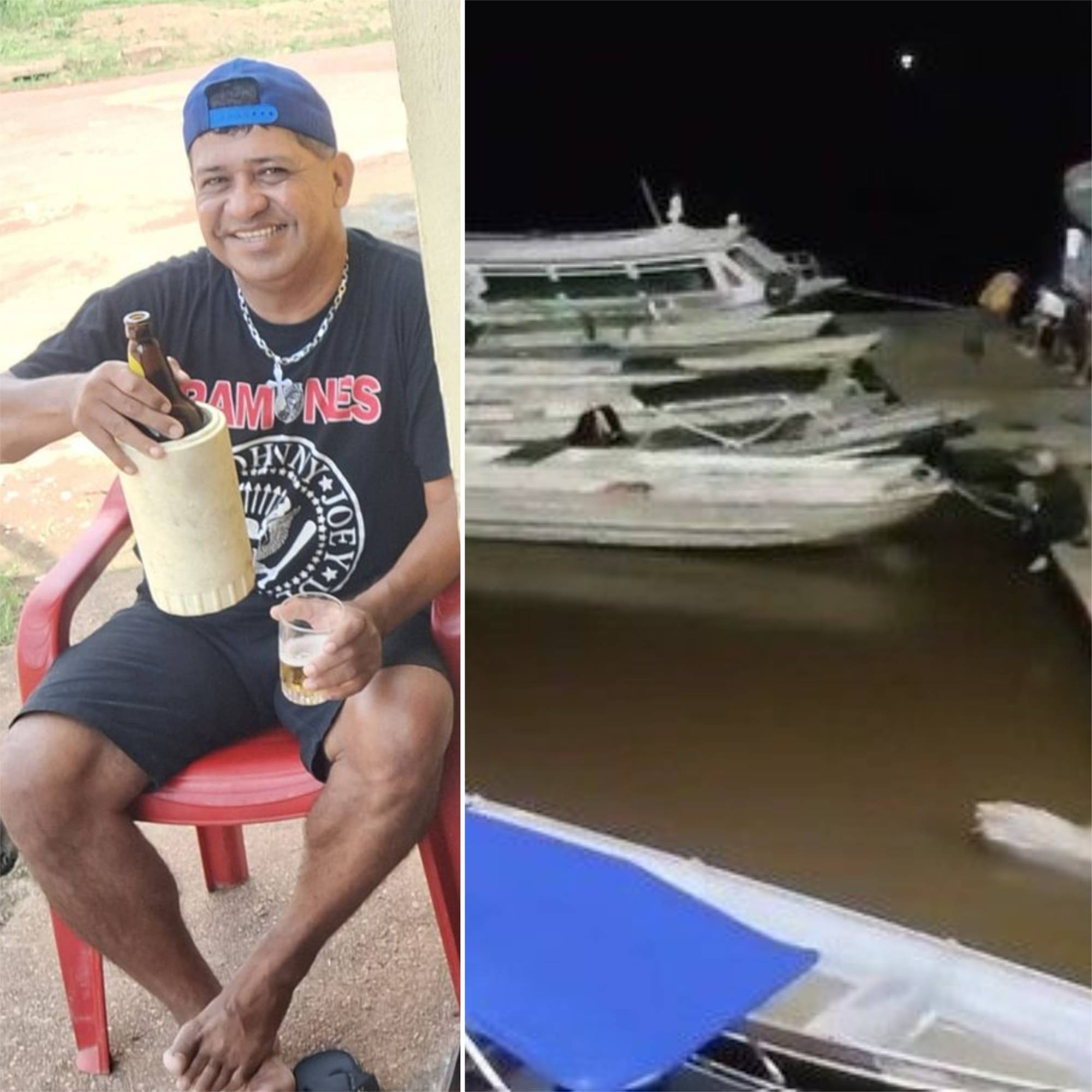Homem se desequilibra ao subir em barco, cai no rio e desaparece em Itacoatiara