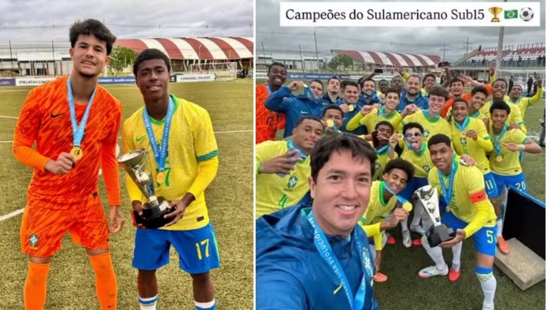 Bruno Samudio brilha e garante título da Seleção Sub-15 contra Argentina