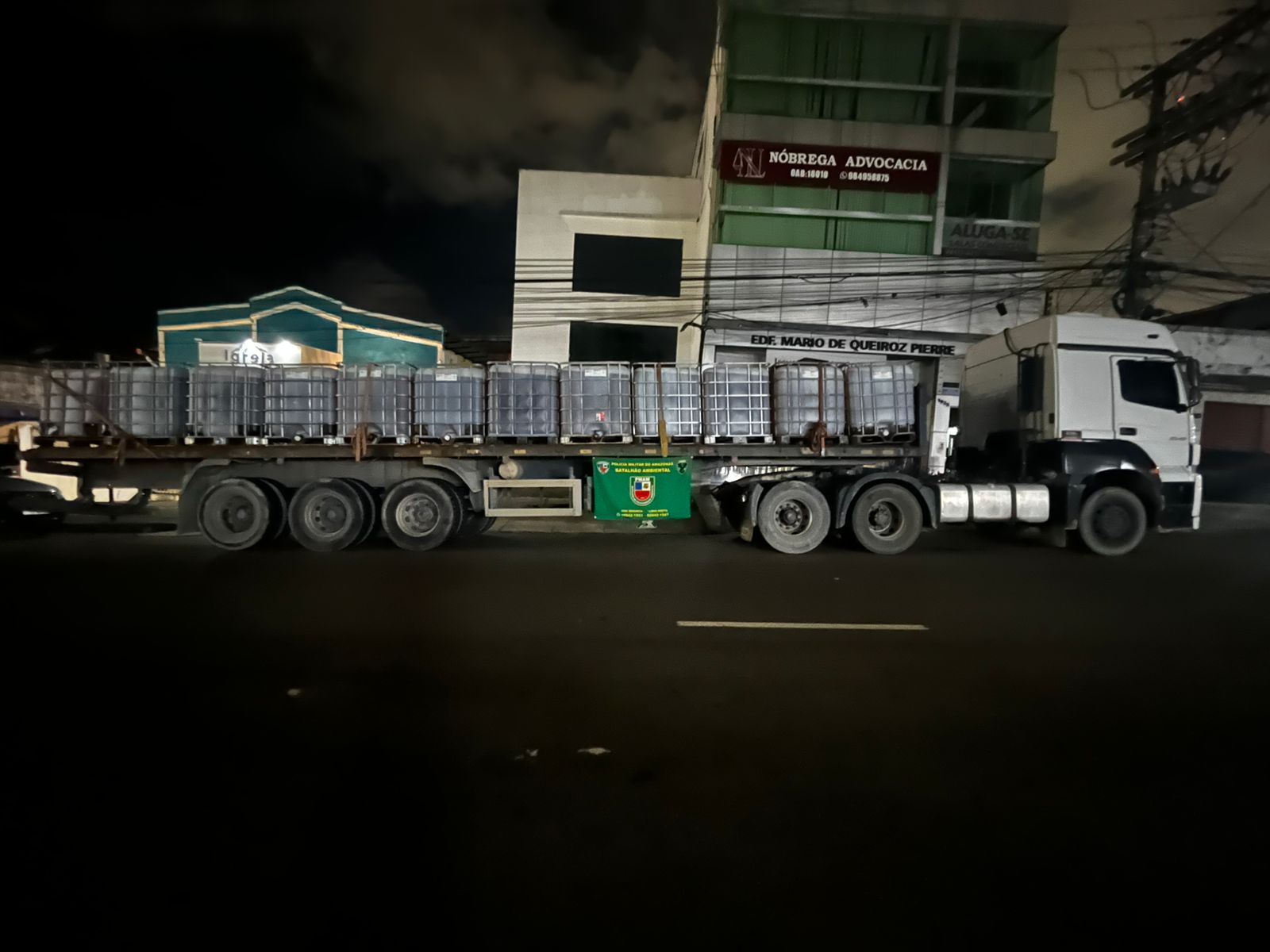 Motorista é preso ao transportar produto químico avaliado em R$ 360 mil no Japiim