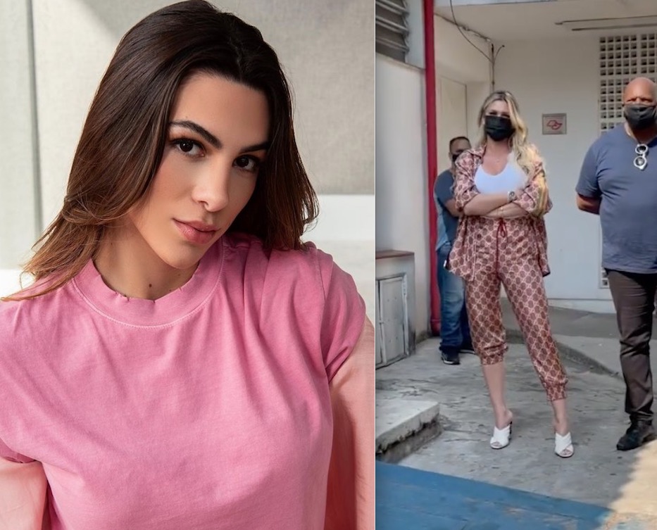 Livia Andrade é flagrada em teste de DNA do filho do namorado, Marcos Araújo e Pétala