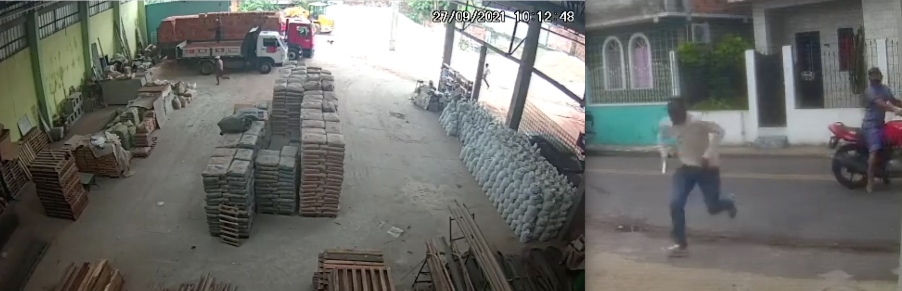 Câmeras de segurança registram o momento que homem é executado em Manaus