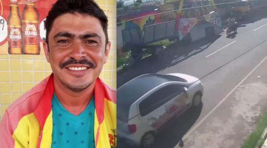 Placa de brinquedo se desprende e mata mototaxista que passava na rua; vídeo