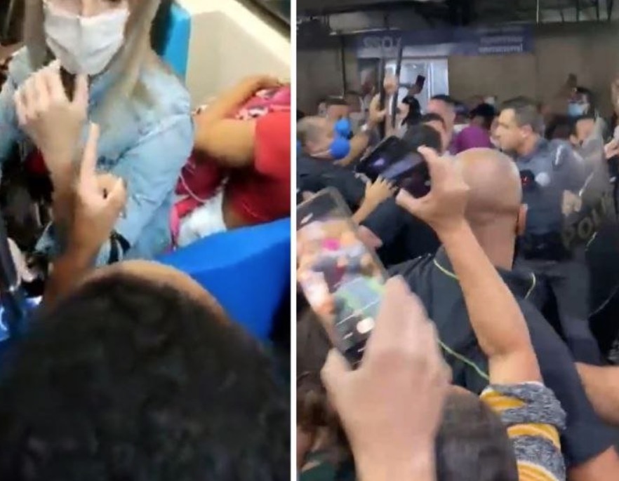 Vídeo: Passageira branca causa revolta ao dizer que cabelo de mulher negra passaria doença