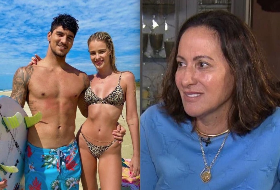 Mãe de Gabriel Medina sobre separação de surfista e Yasmin Brunet: ‘Não era amor'