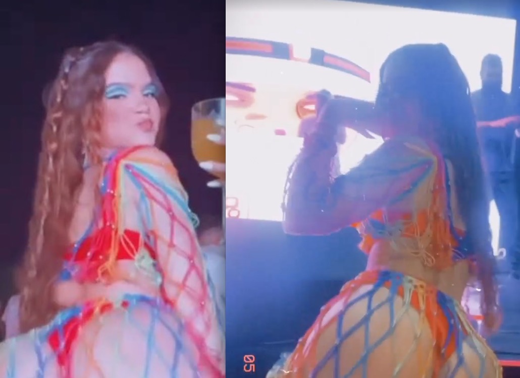 Mel Maia rebola muito de fio dental em festão de 18 anos; vídeos 