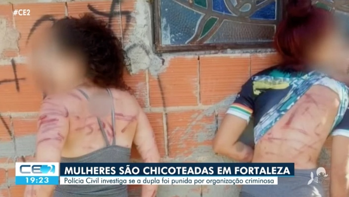 Em vídeo, mulheres são chicoteadas por membros de facção criminosa