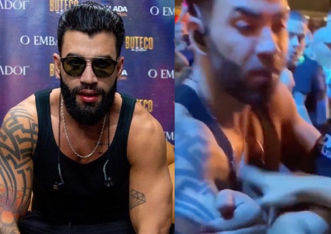 Vídeo: Gusttavo Lima tem colar de R$ 100 mil furtado por fã durante show