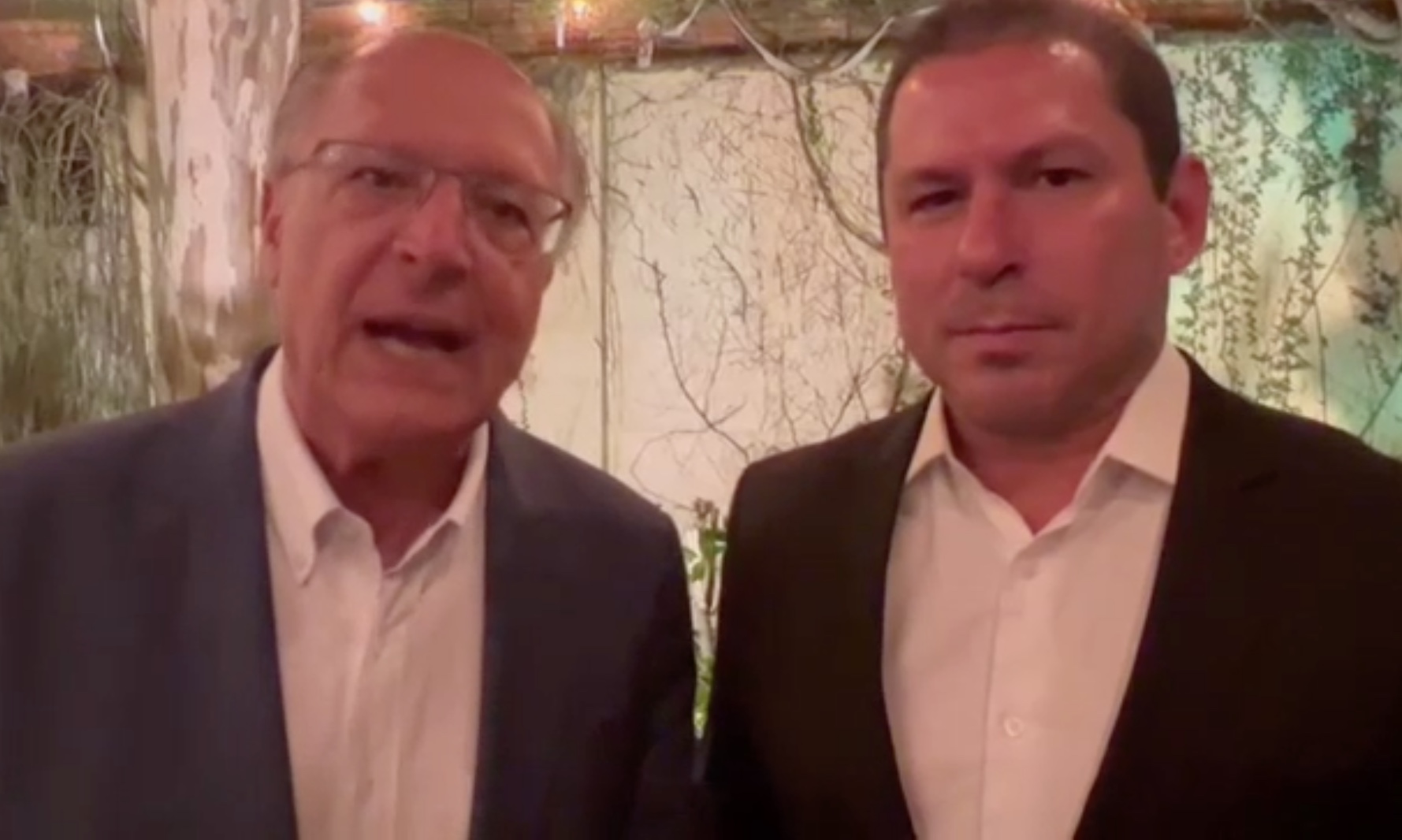 Marcelo Ramos grava vídeo com Alckmin, que agradece apoio em nome de Lula; assista