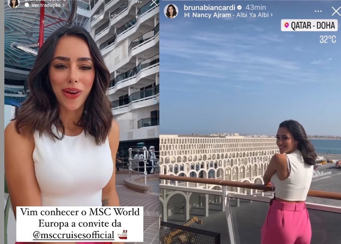 Reconciliação? Bruna Biancardi chega ao Qatar para acompanhar Neymar Jr. na Copa do Mundo