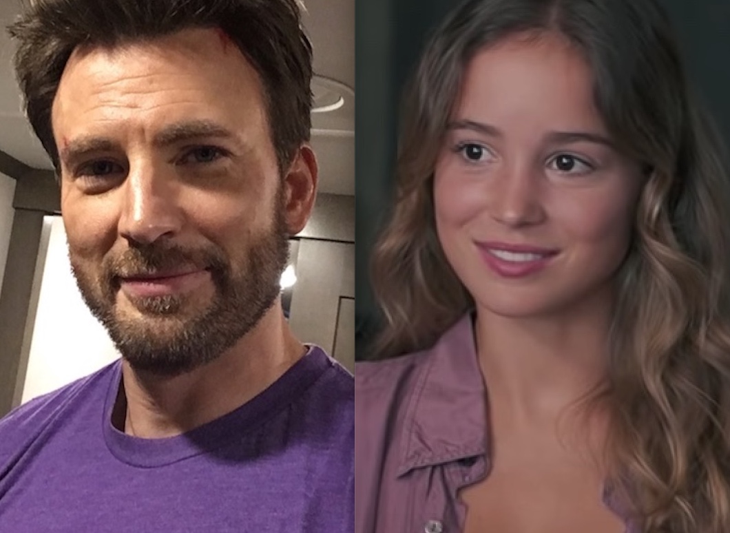 Chris Evans e atriz luso-brasileira Alba Baptista são flagrados juntos pela 1ª vez