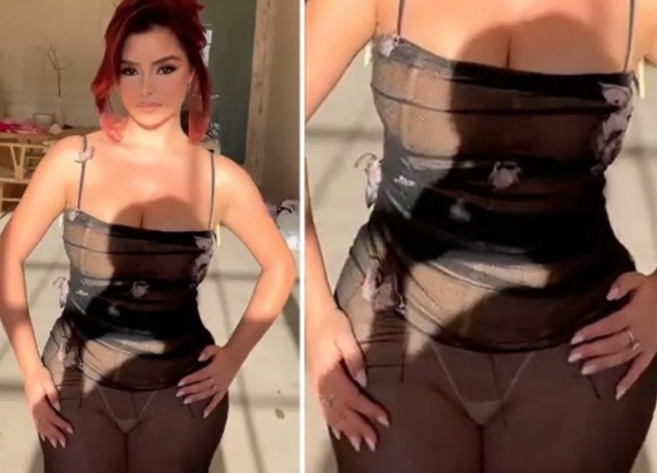 Musa do OnlyFans mostra 'menor calcinha do mundo' e desafia censura em fotos 