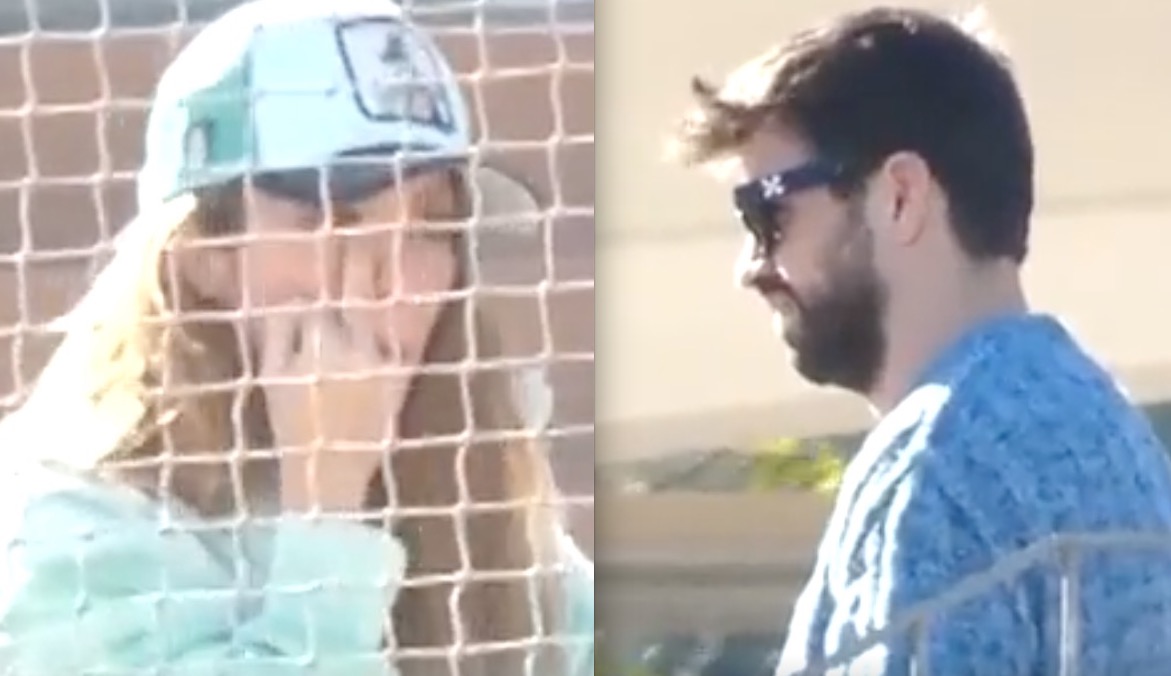 Shakira mostra dedo do meio para Piqué ao encontrar ex no jogo do filho