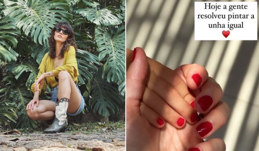 Mulher de Junior Lima é criticada por pintar unhas do filho de 5 anos e rebate