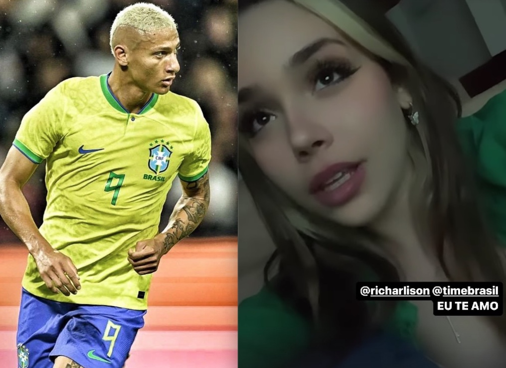 Richarlison passa a seguir influenciadora que o pediu em casamento após gol