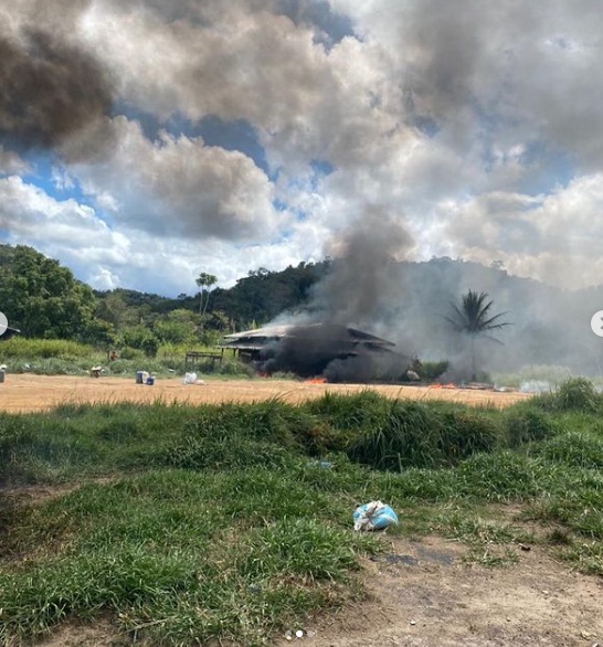 UBS da Terra Yanomami é destruída por incêndio e associações culpam garimpeiros