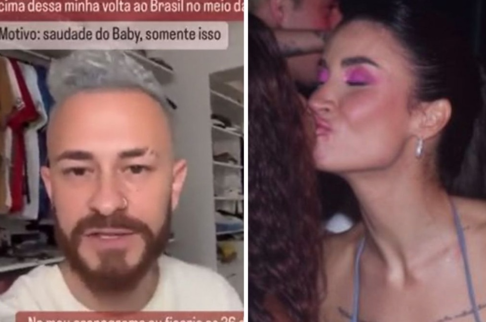 Fred reage a boato de que voltou do Catar para ficar com filho enquanto Bianca vai para a Farofa