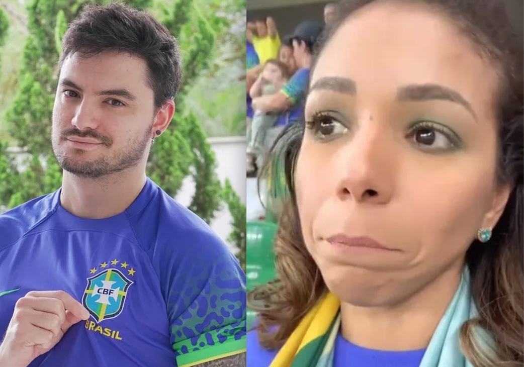 Mulher de Thiago Silva bate boca com Felipe Neto após derrota na Copa do Mundo