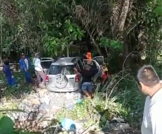 Vídeos: Motorista tem mal súbito e morre após carro cair em ribanceira em Manaus