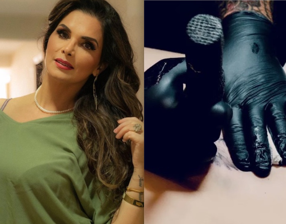 Aos 50, Luiza Ambiel faz tatuagem em região íntima e mostra resultado