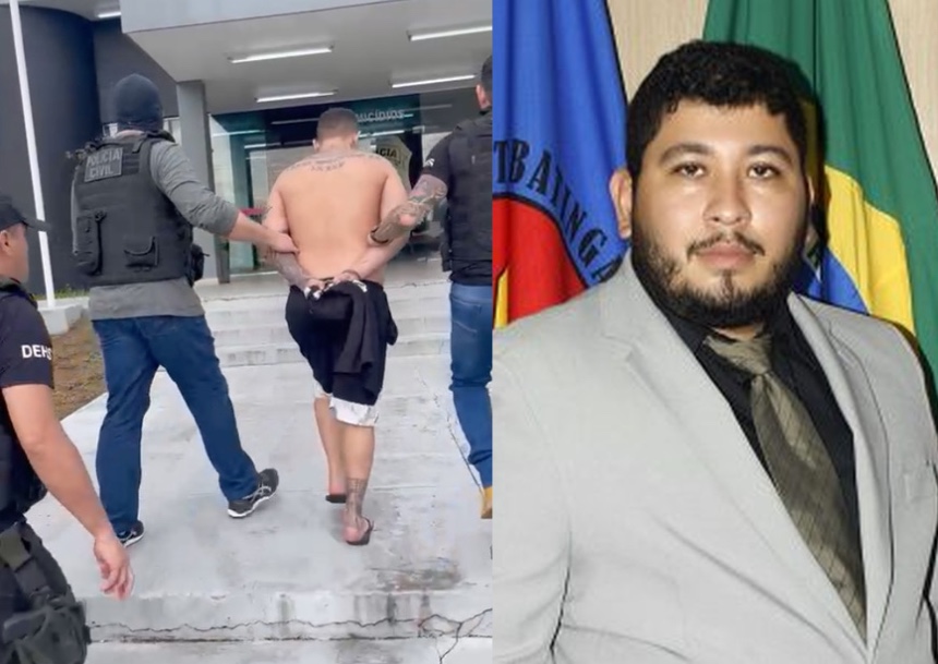 ‘Esquilo’, terceiro suspeito de matar vereador Olímpio é preso em Manaus