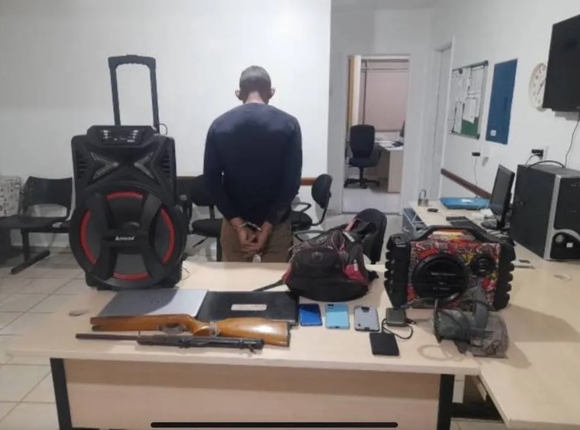 Homem é encontrado em fazenda de prefeita após fazer 'a limpa' em supermercado