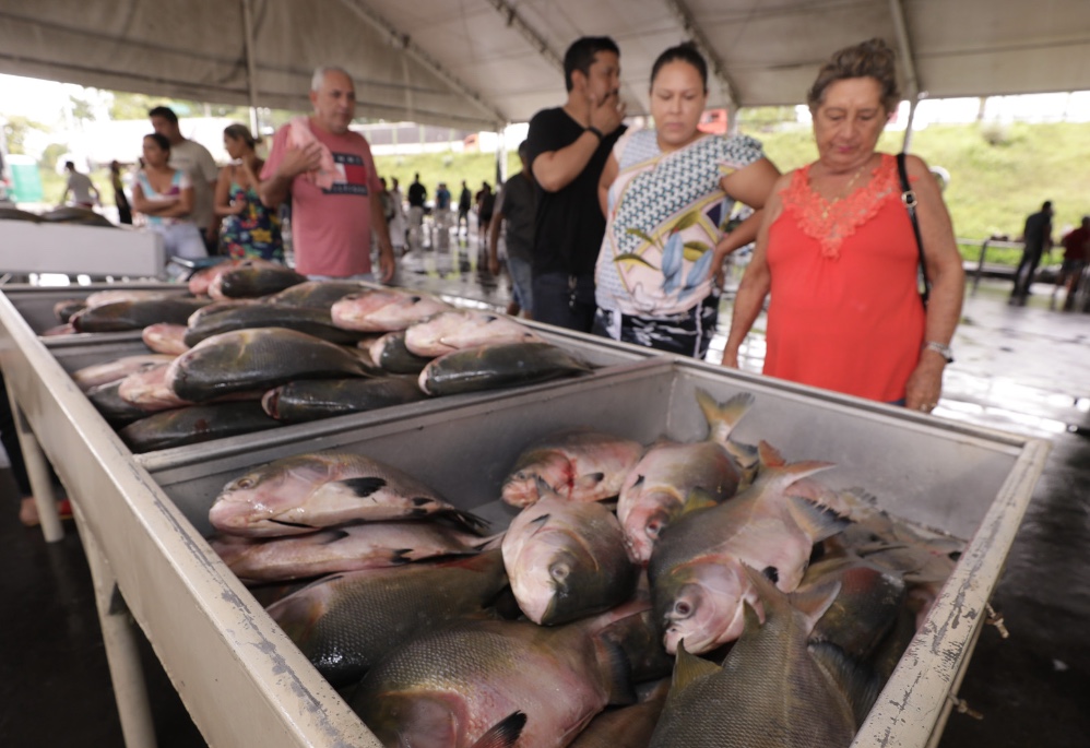 Feirão do Pescado segue com alta procura em Manaus por conta da Semana Santa