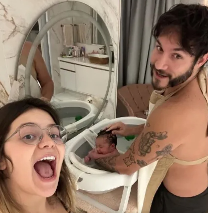 Viih Tube mostra rosto da filha pela primeira vez ao se declarar para Eliezer