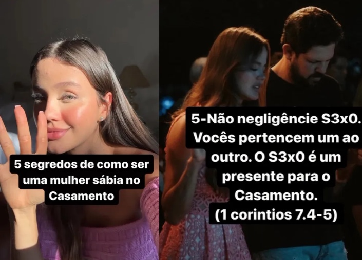 Mulher do cantor Sorocaba causa polêmica com dicas sobre casamento: ‘não negligencie sexo’