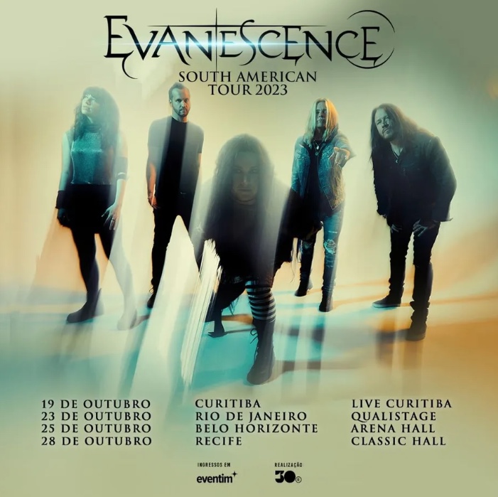 Evanescence anuncia shows no Brasil em outubro; Veja preços dos ingressos